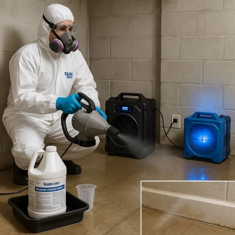 Sanitization and Odor Removal process in Spurgeon, TN