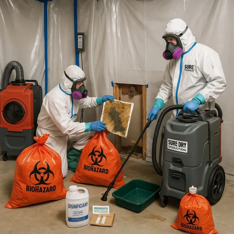Contaminated Water Handling Protocols process in Spurgeon, TN